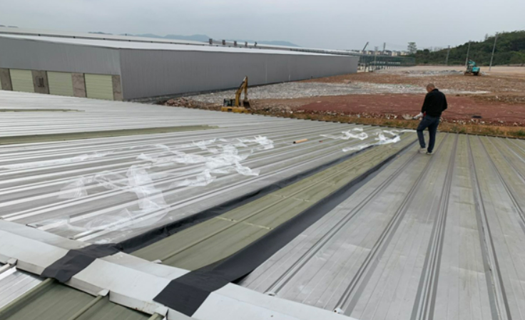 郧西厂房屋面防水维修案例